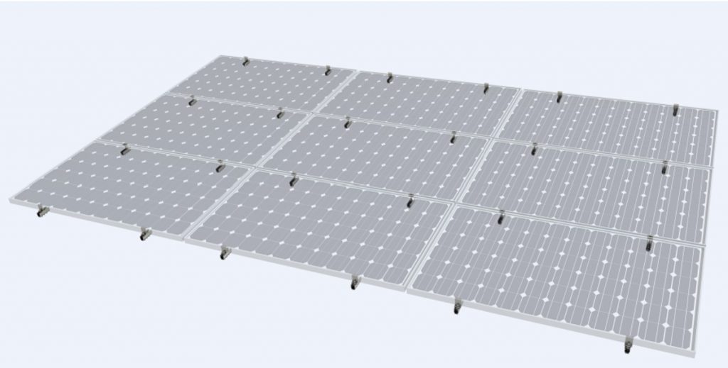 Genesis trapeziodal solar panel roof mounting system, UK